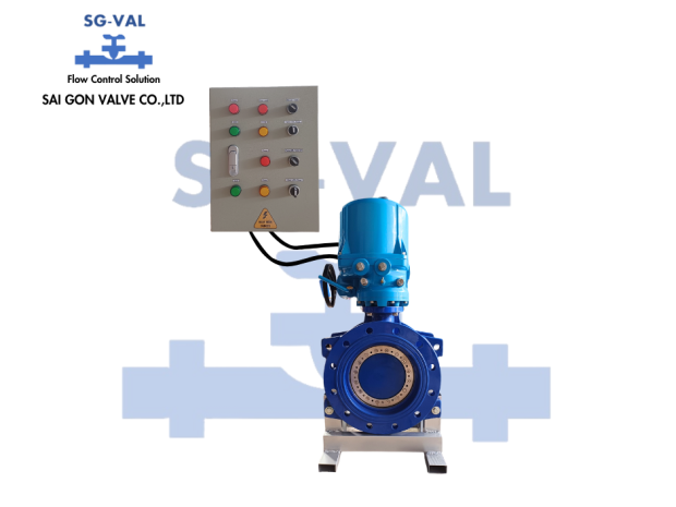 Electric actuated butterfly valve