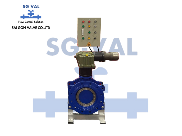 Hydraulic actuated butterfly valve